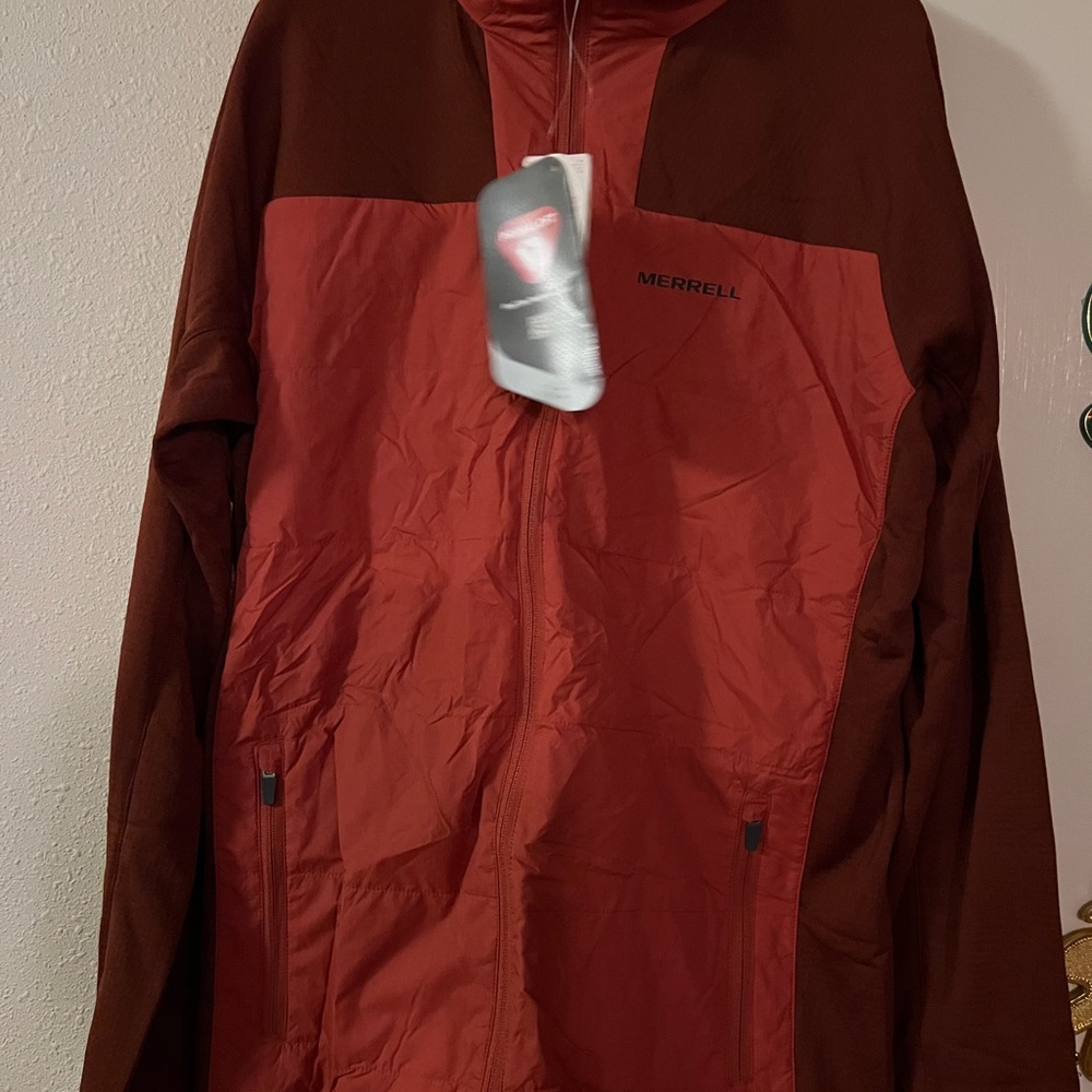New Merrell Endothermic  Full Zip Jacket Men’s L 100% Polyester
